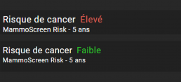 prédiction du risque de cancer mammoscreen